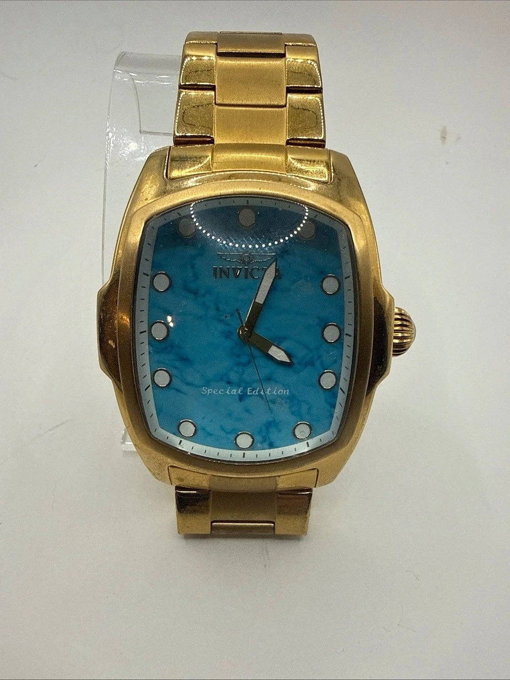 Invicta Lupah Special Edition Model 23617 Lupah Watch Gold & Blue